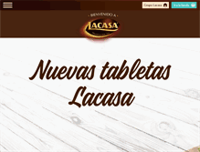 Tablet Screenshot of lacasa.es